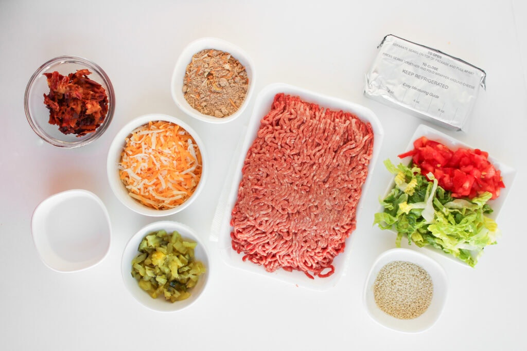 cheeseburger dip ingredients