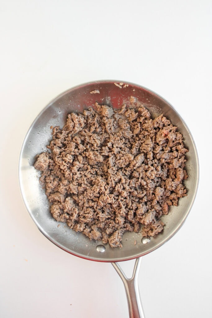 cheese burger dip process photo