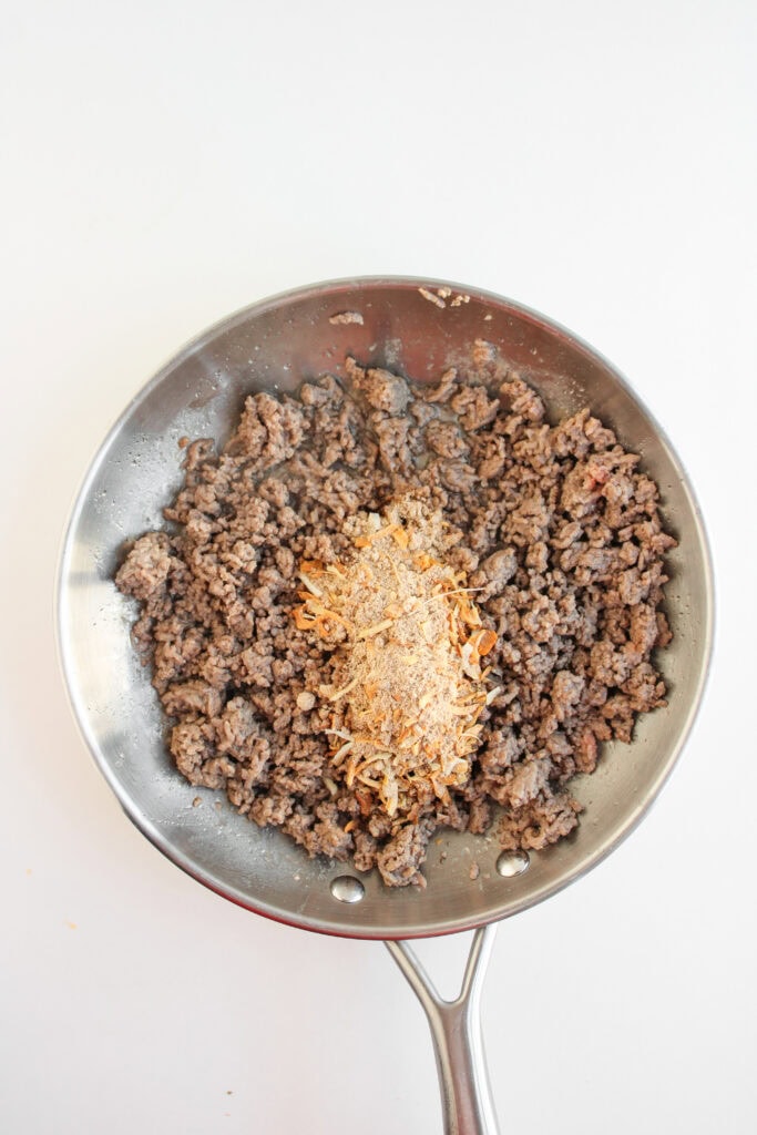 cheese burger dip process photo