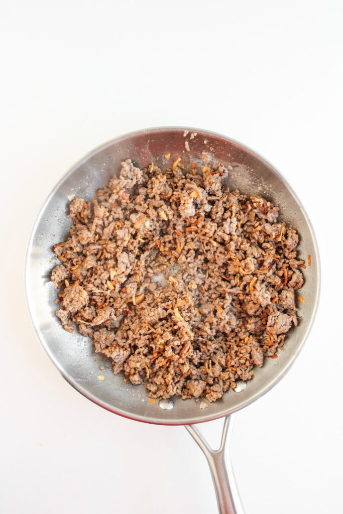 cheese burger dip process photo