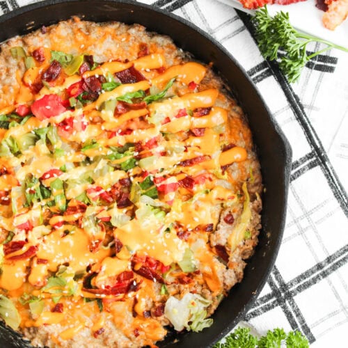 cheeseburger dip