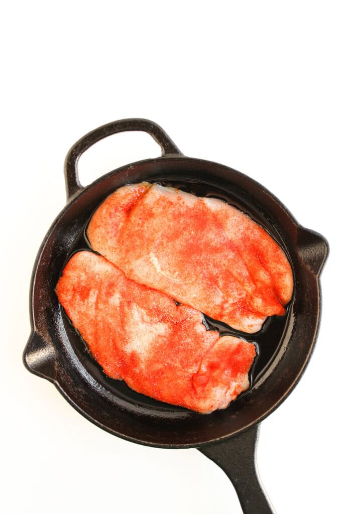 buffalo chicken tacos process photo