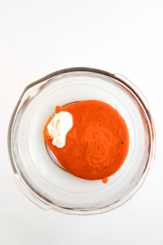 buffalo chicken tacos process photo