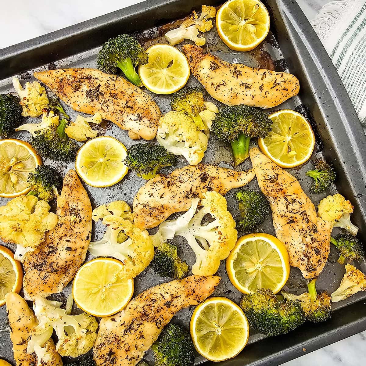 Sheet Pan Lemon Chicken and Veggies featured image