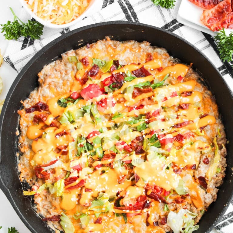 cheeseburger dip featured image