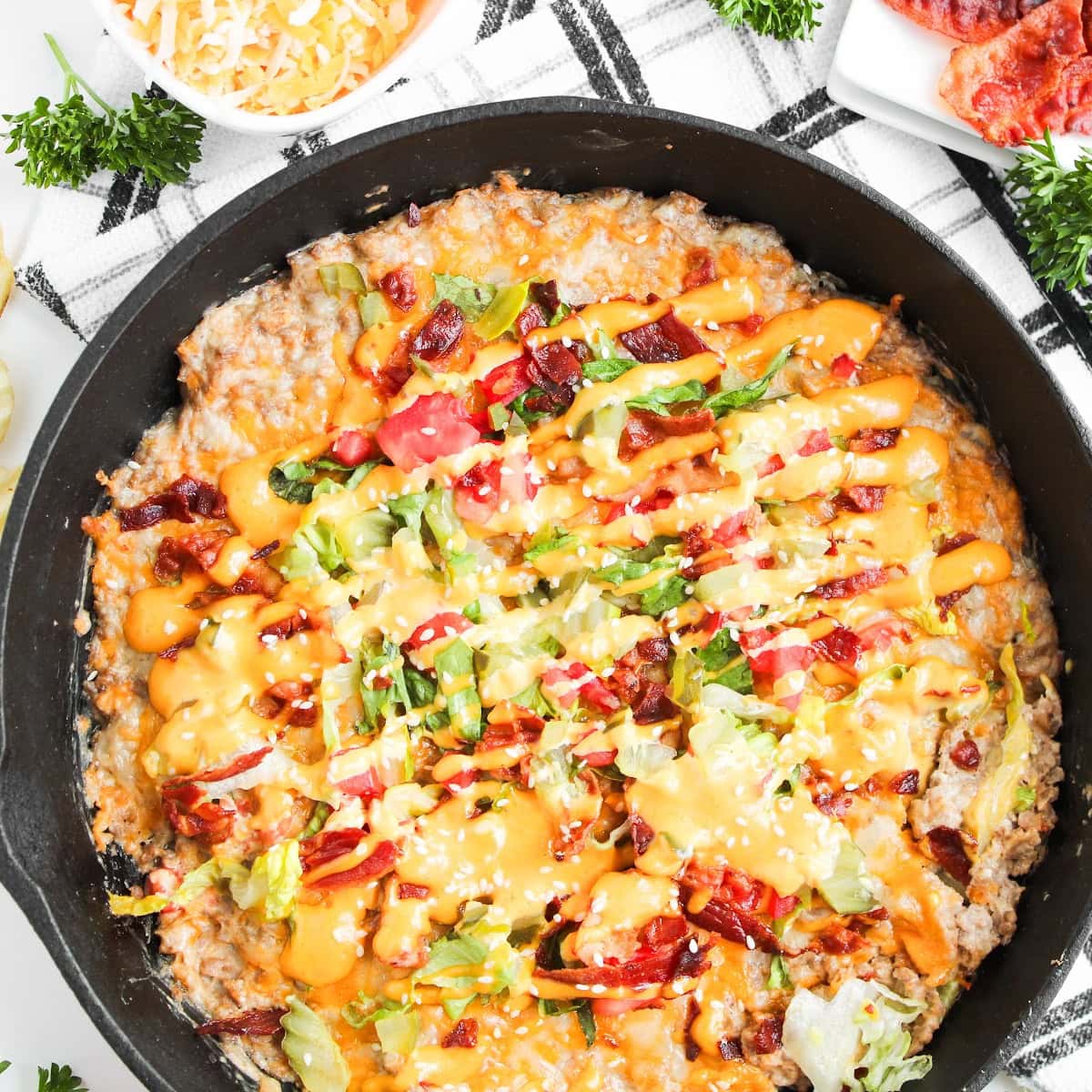 cheeseburger dip featured image