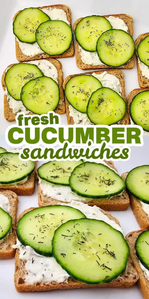 cucumber sandwiches - sandwich recipes