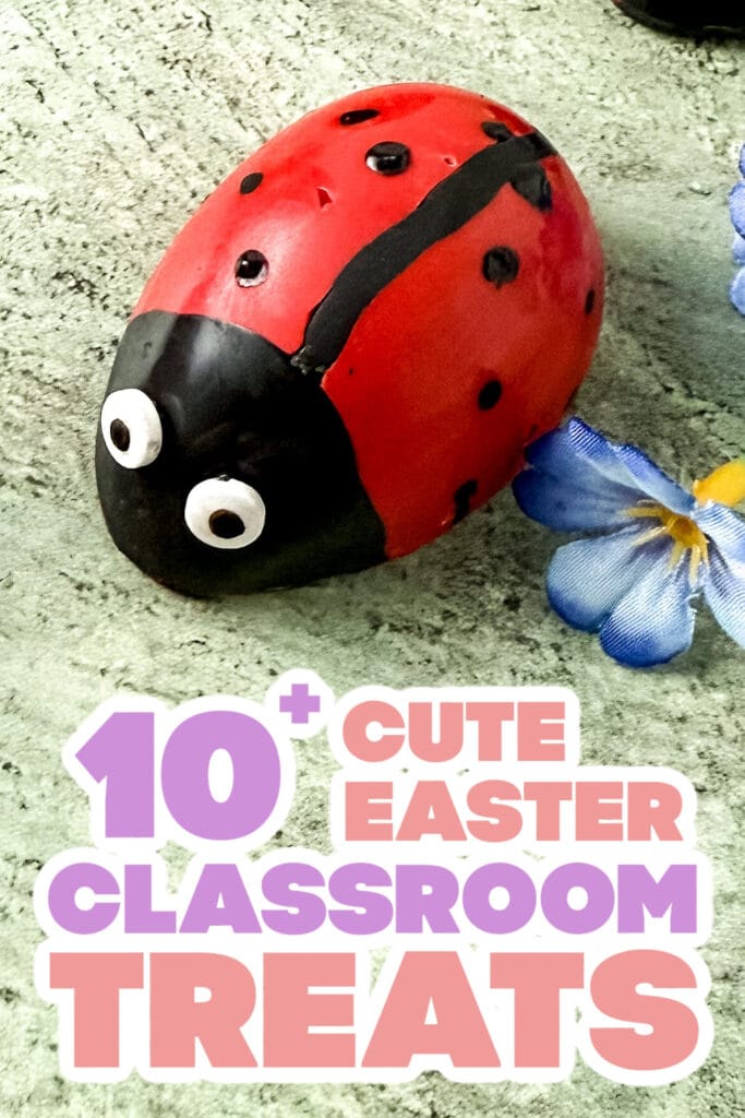easter classroom treats - Red Velvet Ladybug Truffles