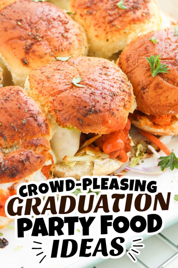 graduation party food - Buffalo Chicken Sliders