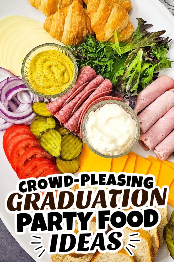 graduation party food - Make-Your-Own Mini Sandwich Board