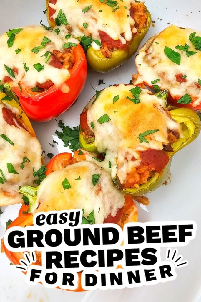 ground beef recipes - Classic Stuffed Peppers
