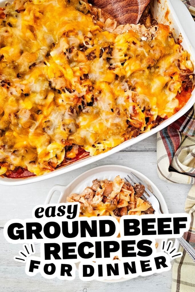 ground beef recipes - Poor Man’s Casserole