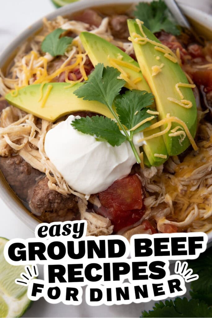 ground beef recipes - Slow Cooker Taco Soup