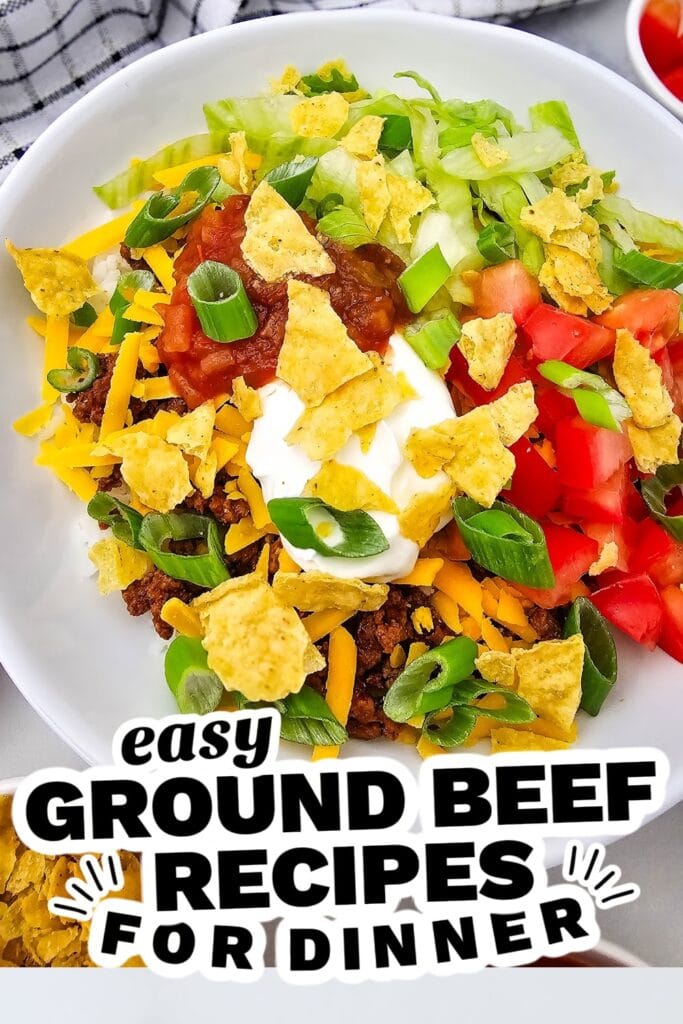 ground beef recipes - Taco Bowl