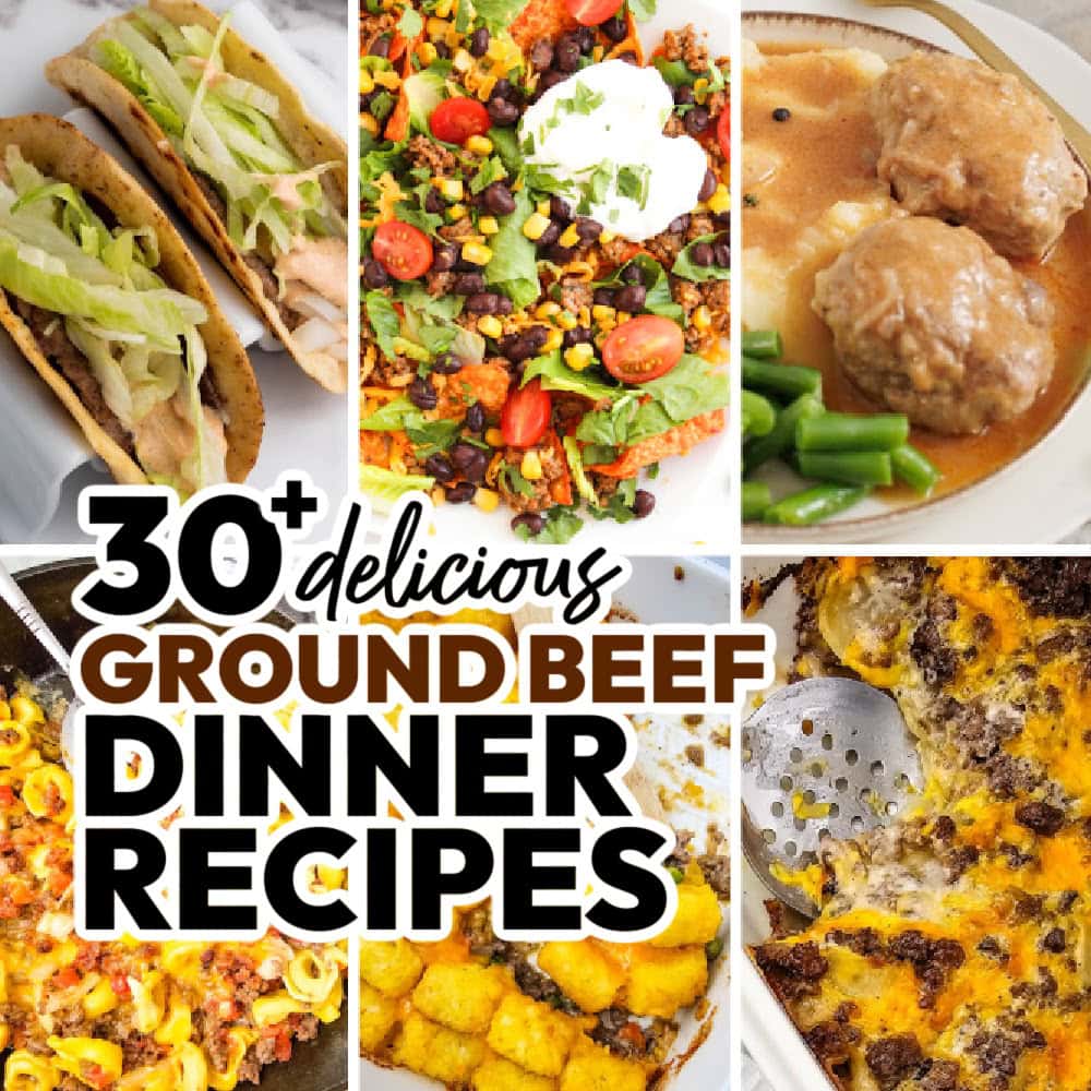 ground beef recipes featured image