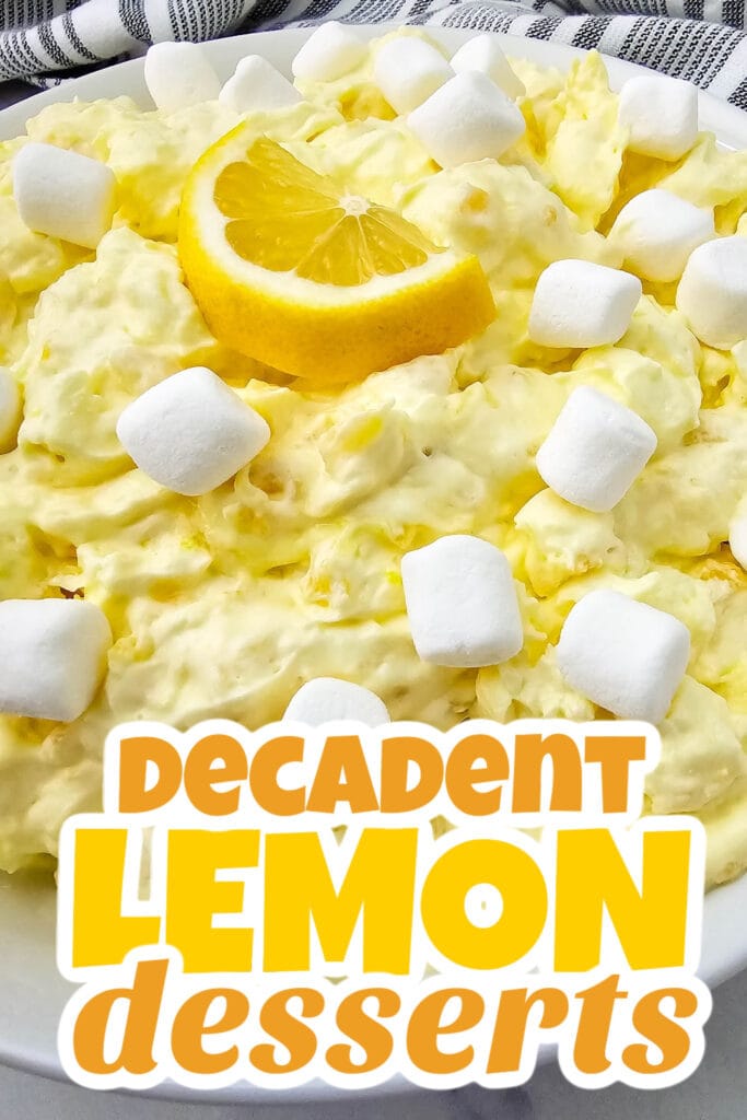 lemon desserts - Classic Lemon Fluff Salad
