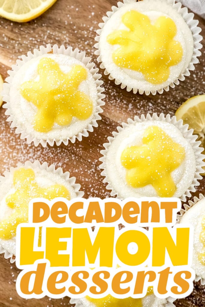 lemon desserts - Fresh Lemon Bar Cupcakes