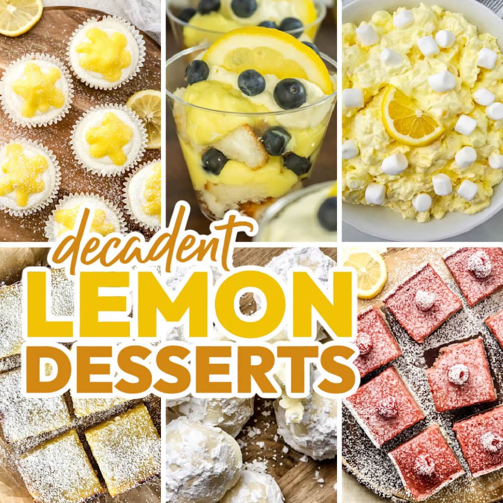 Decadent Fresh Lemon Desserts