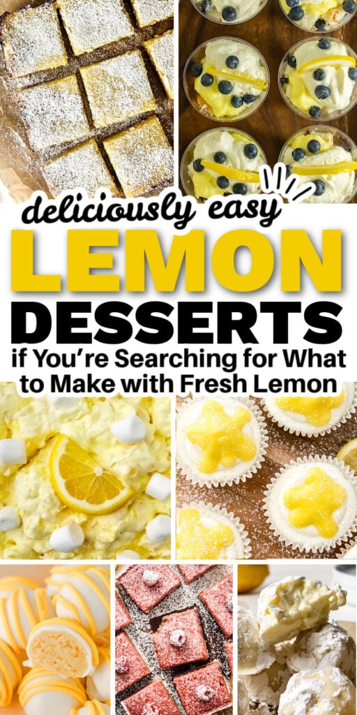 lemon desserts