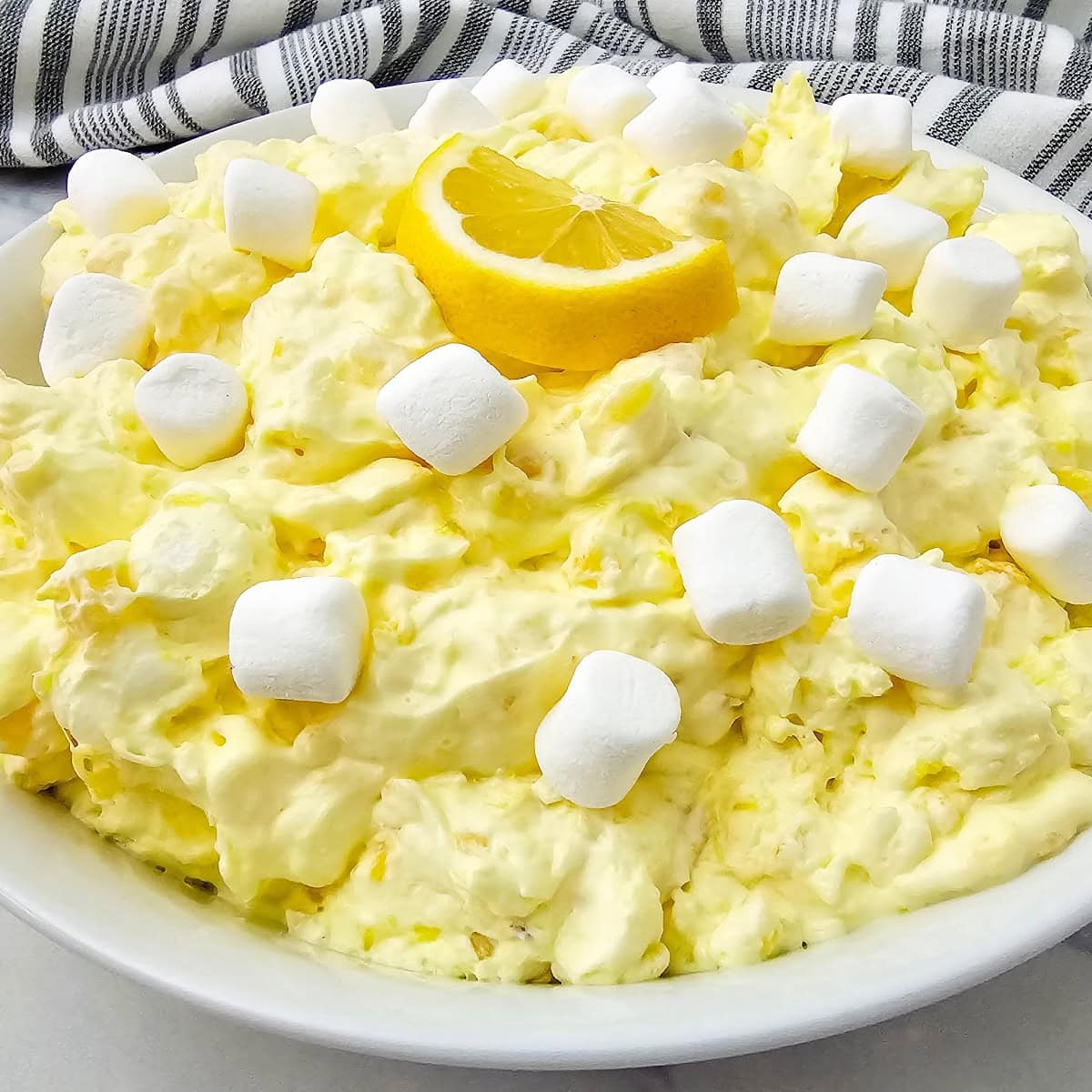 lemon fluff salad featured image