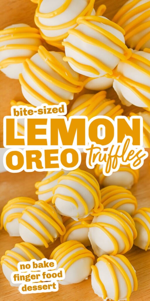 lemon oreo balls