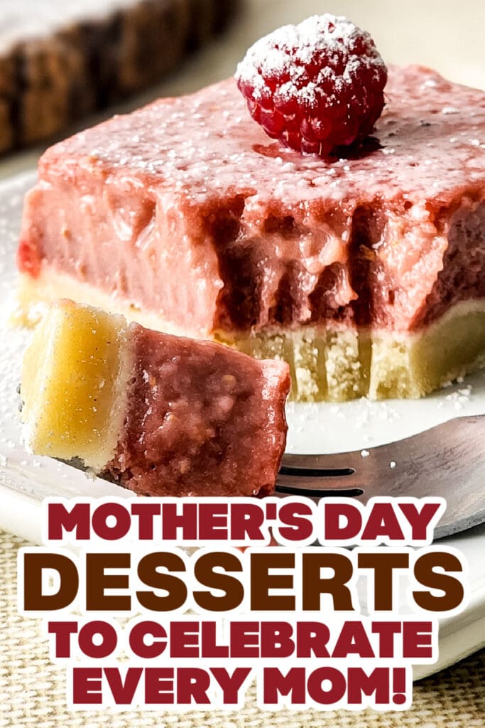 mothers day desserts - Fresh Raspberry Lemon Bars with Shortbread Crust