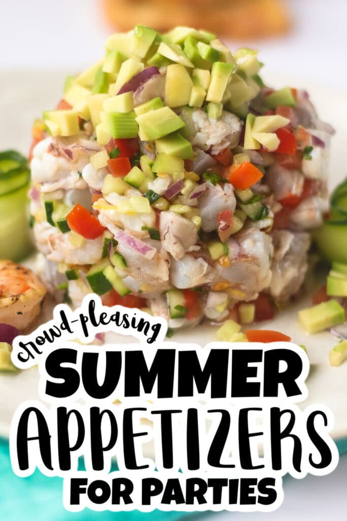 summer appetizers - Chilled Shrimp Ceviche