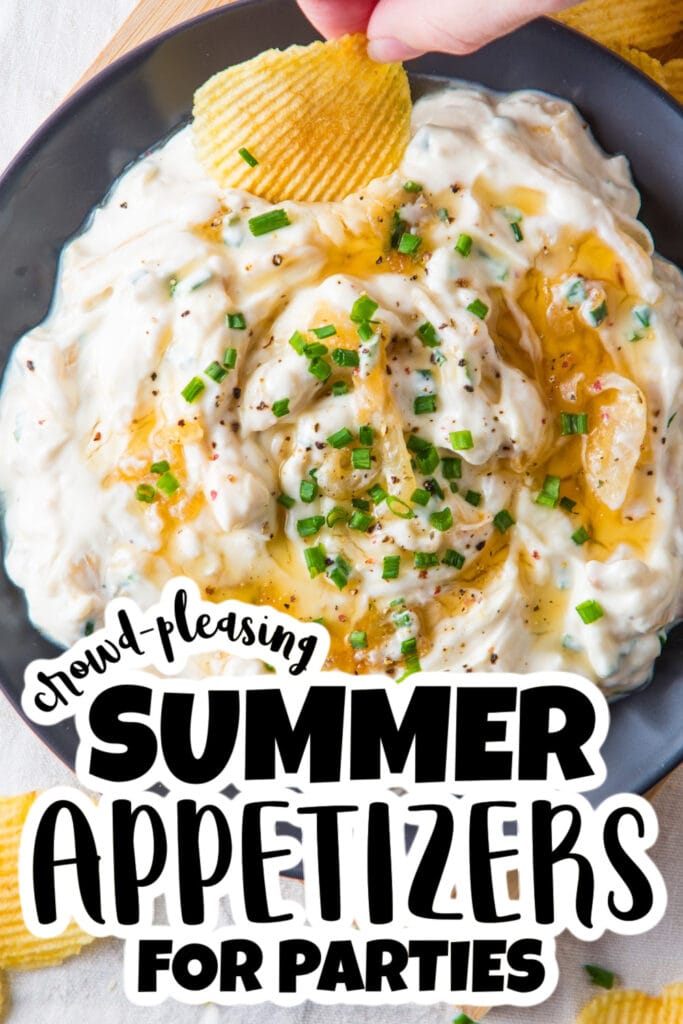 summer appetizers - French Onion Dip