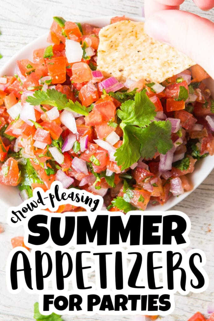 summer appetizers - Pico de Gallo