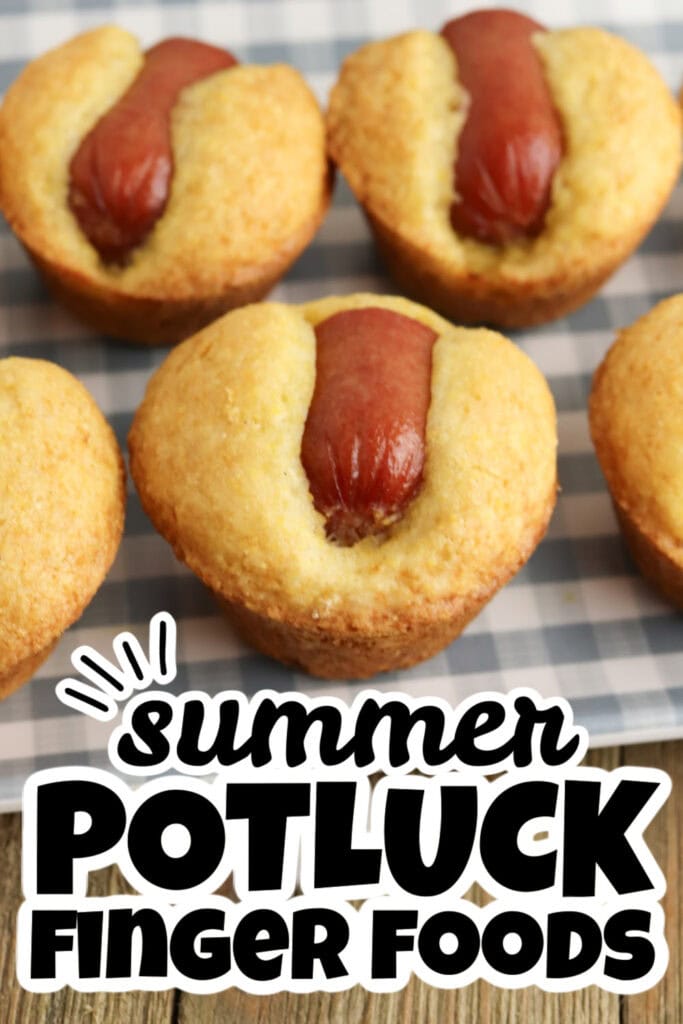 summer potluck finger food - Corndog Mini Muffins