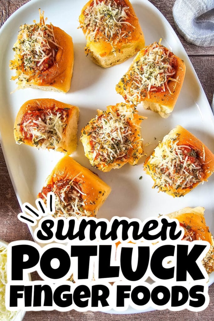 summer potluck finger food - Meatball Sliders
