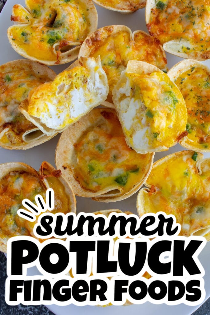 summer potluck finger food - Three Cheese Mini Quiches