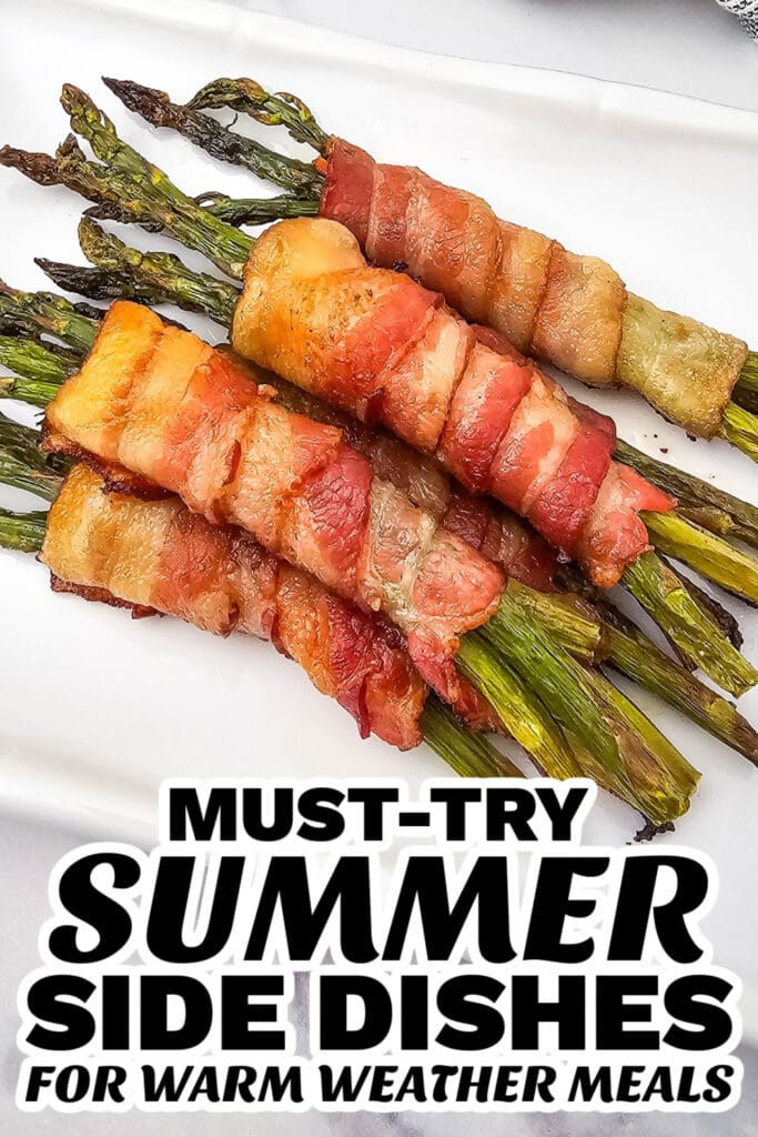 summer side dishes - Roasted Bacon-Wrapped Asparagus Bundles