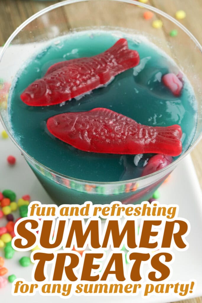 summer treats - Fish Bowl Jello Cups