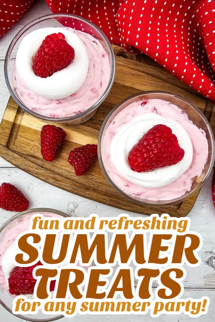 summer treats - Raspberry Cheesecake Parfaits
