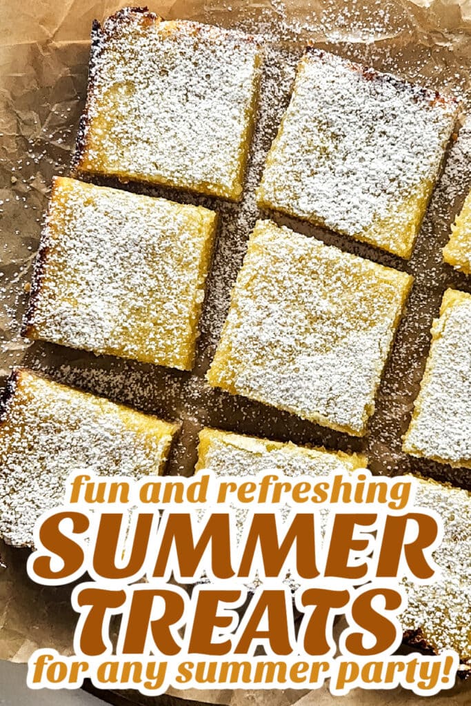 summer treats - Simple Lemon Bars