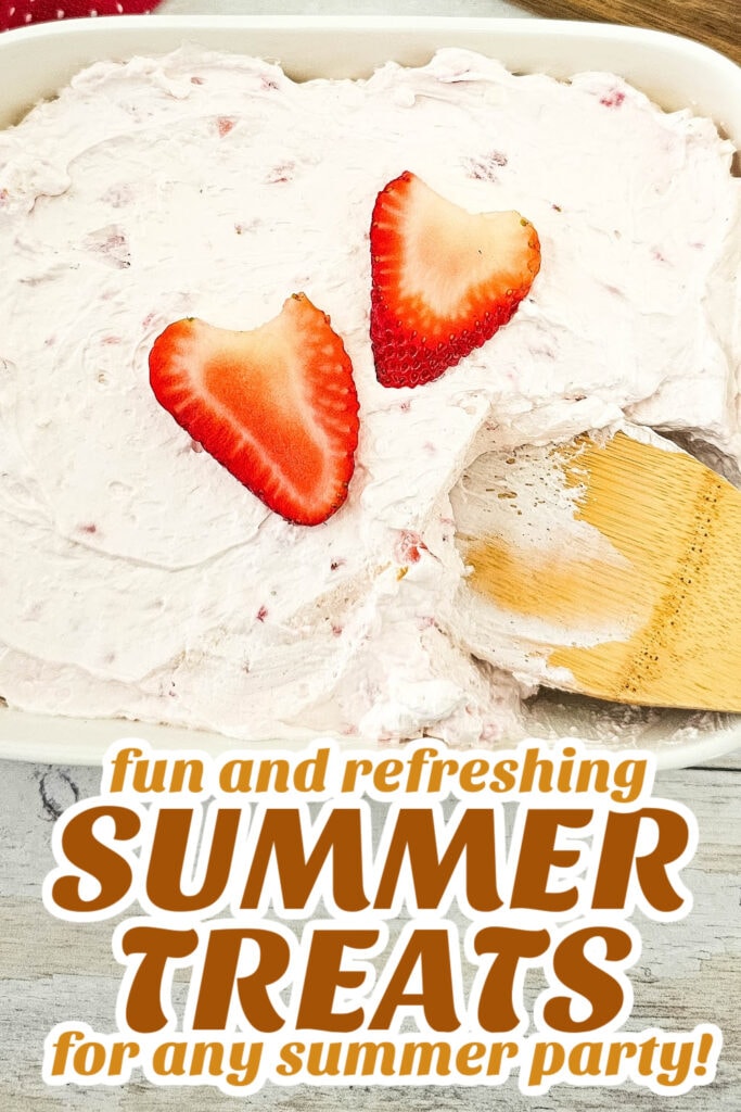 summer treats - Strawberry Cheesecake Dip