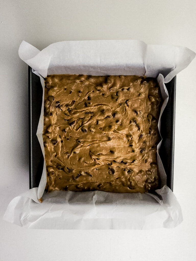 4th of July Cookie Bars Process Photo