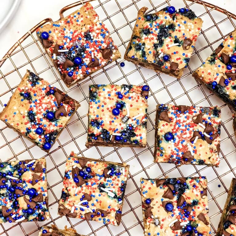 4th of July cookie bars featured image