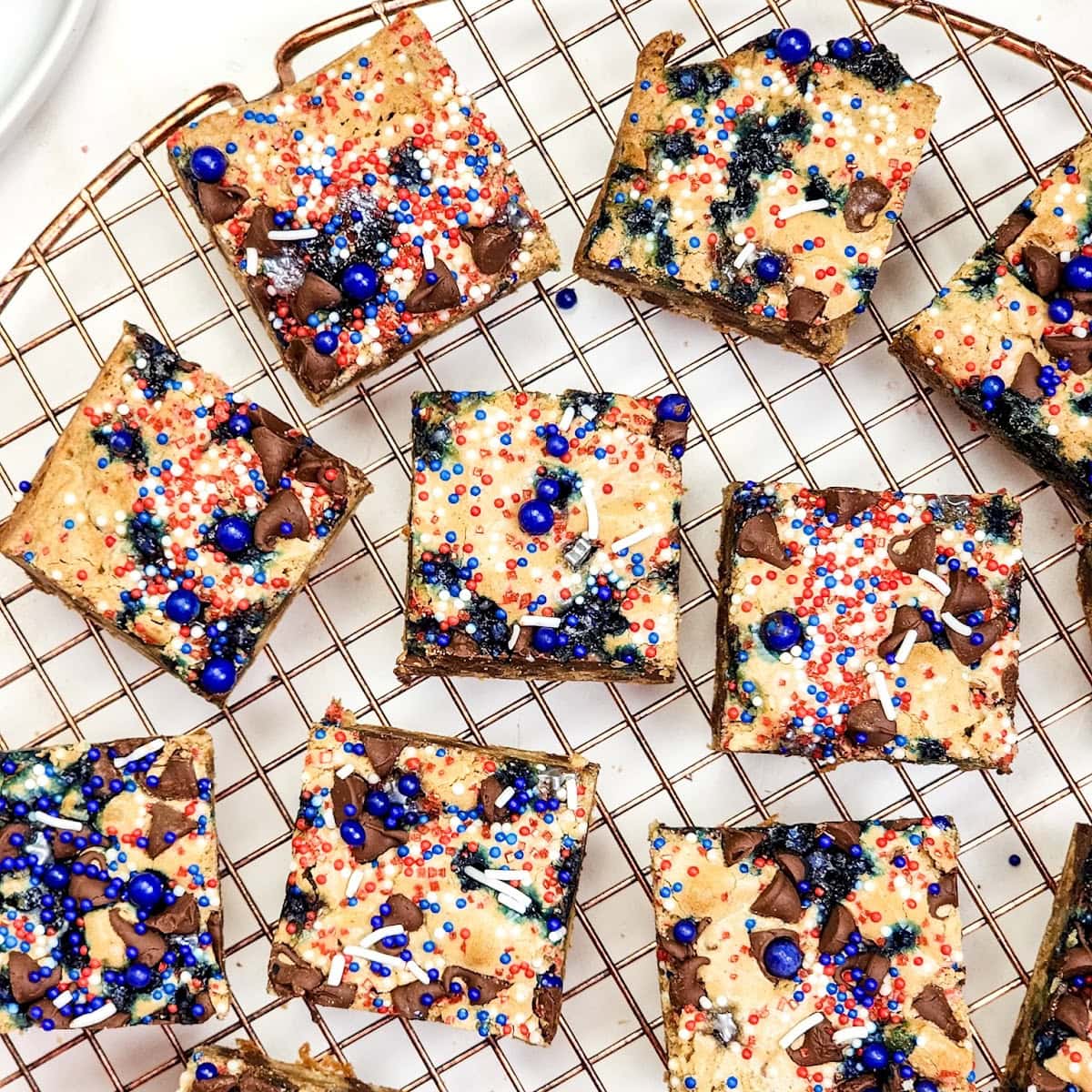 4th of July cookie bars featured image