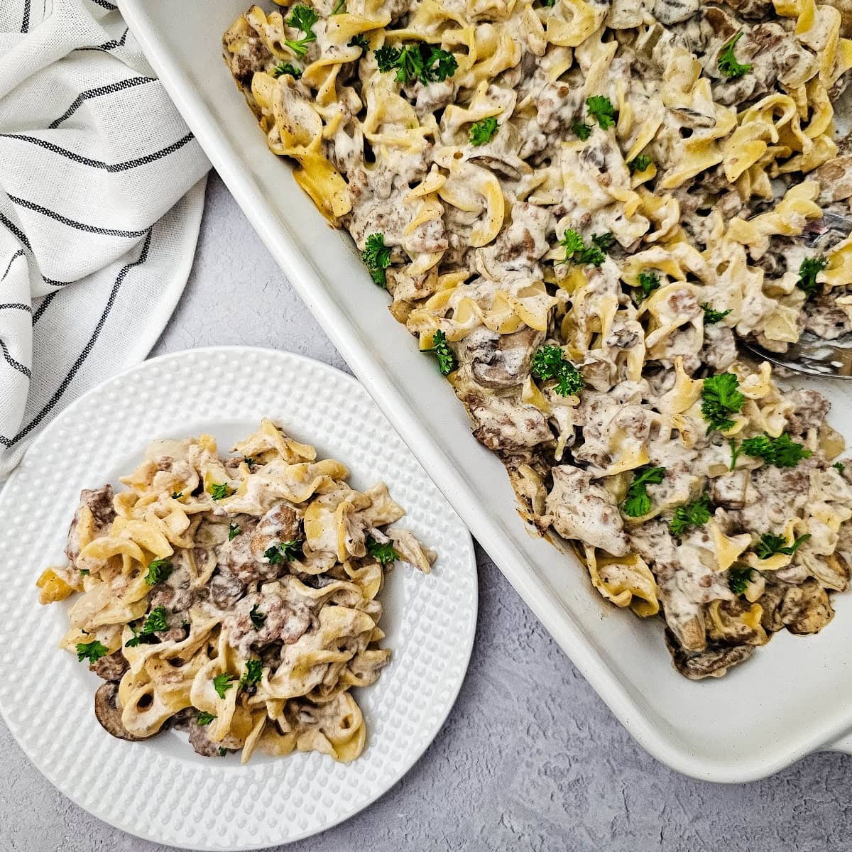 Beef Stroganoff Casserole featured image