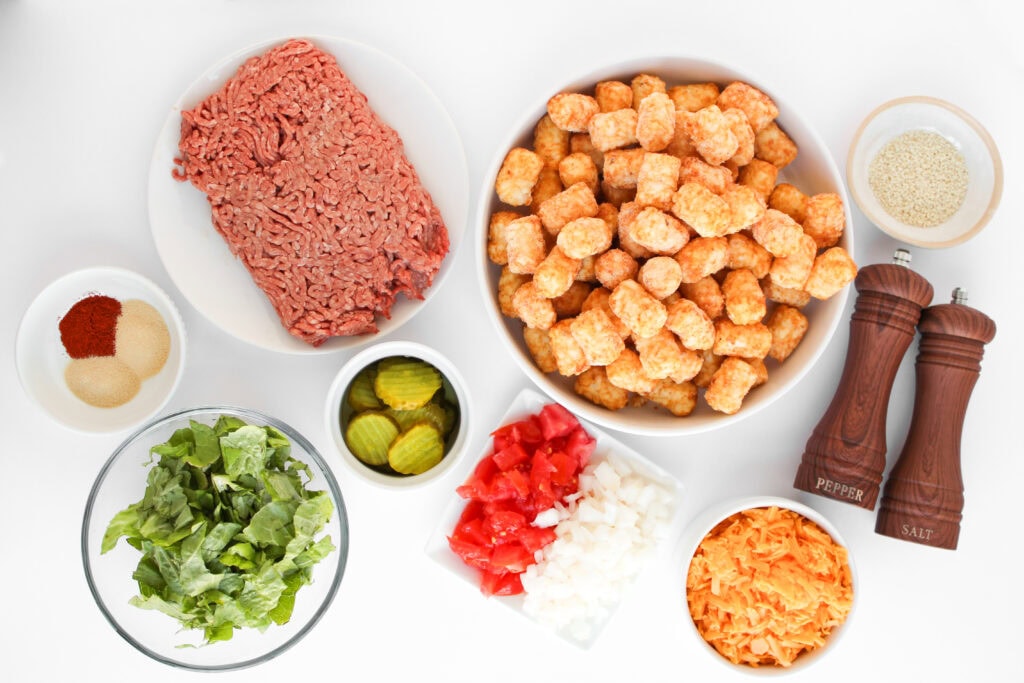 Cheeseburger Loaded Tots