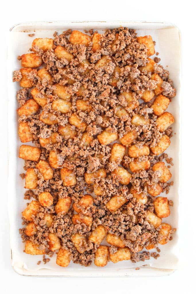 Cheeseburger Loaded Tots