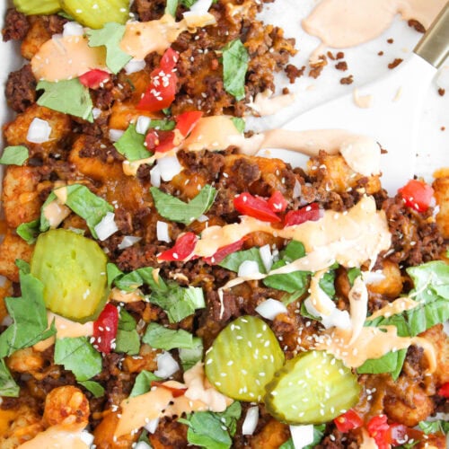 cheeseburger tater tot