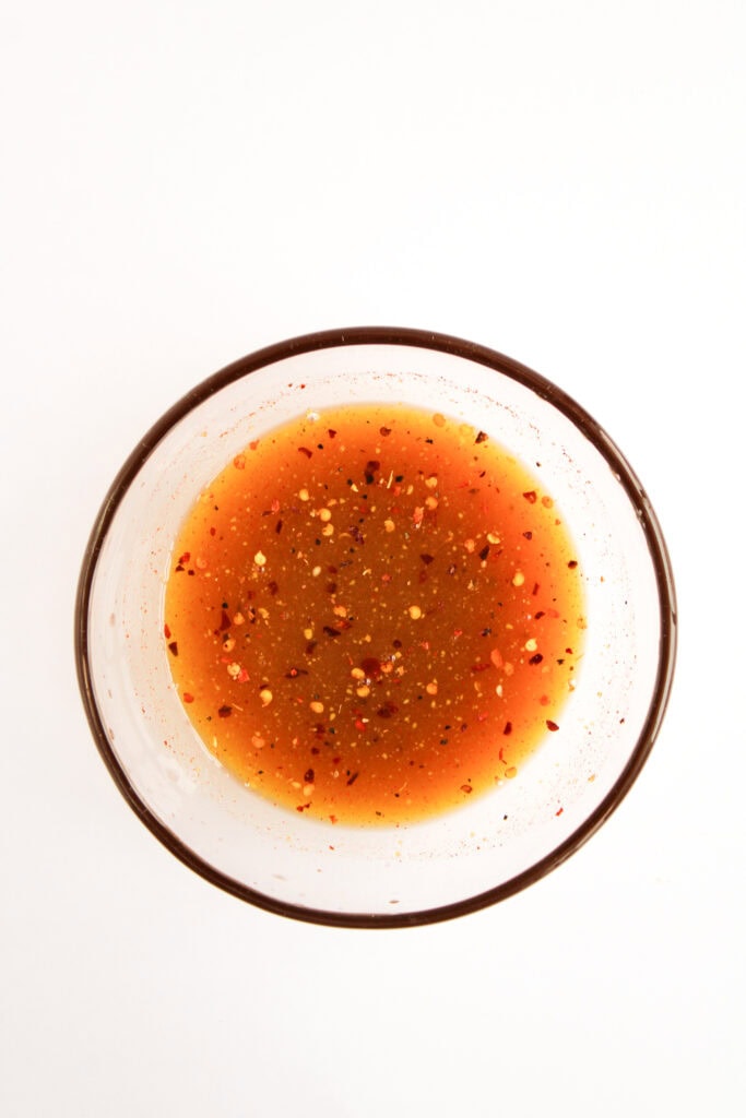 Maple Glazed Sheet Pan Salmon Process Photo