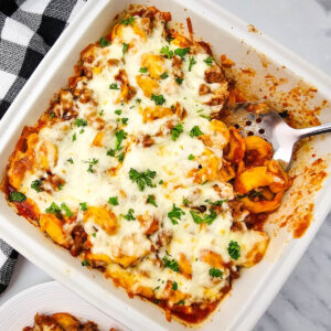 Italian Sausage Tortellini Casserole featured image