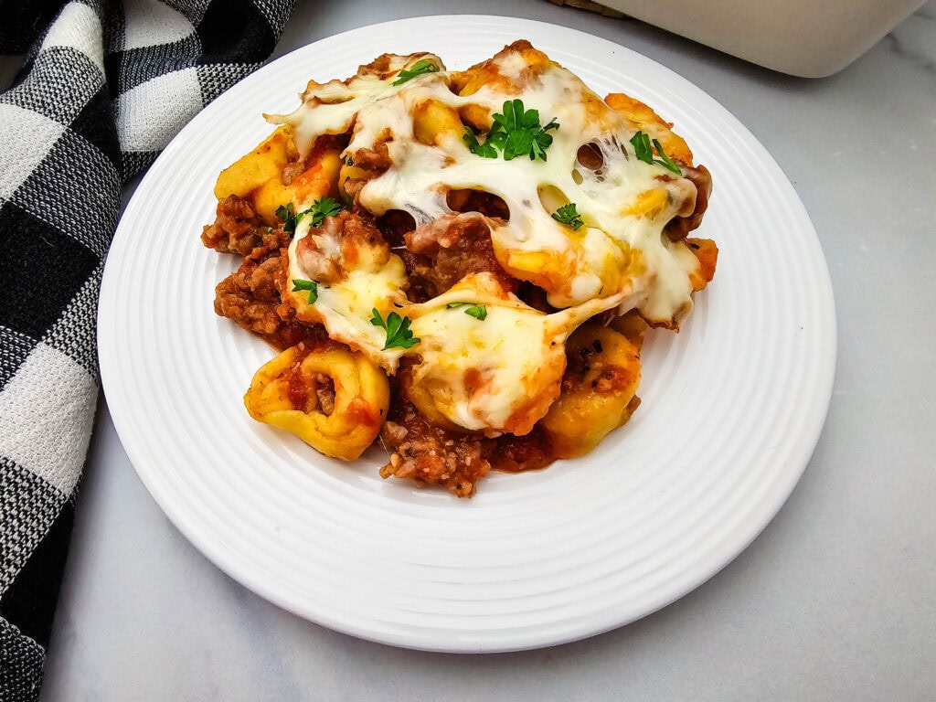 Italian Sausage Tortellini Casserole