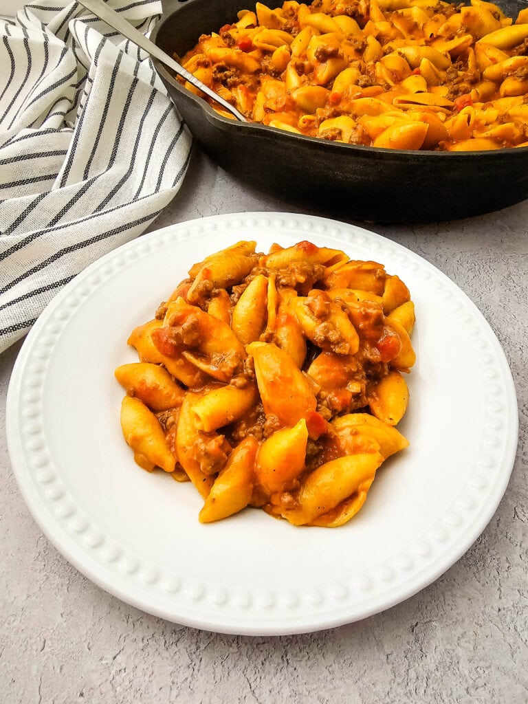 One Pan Cheeseburger Pasta