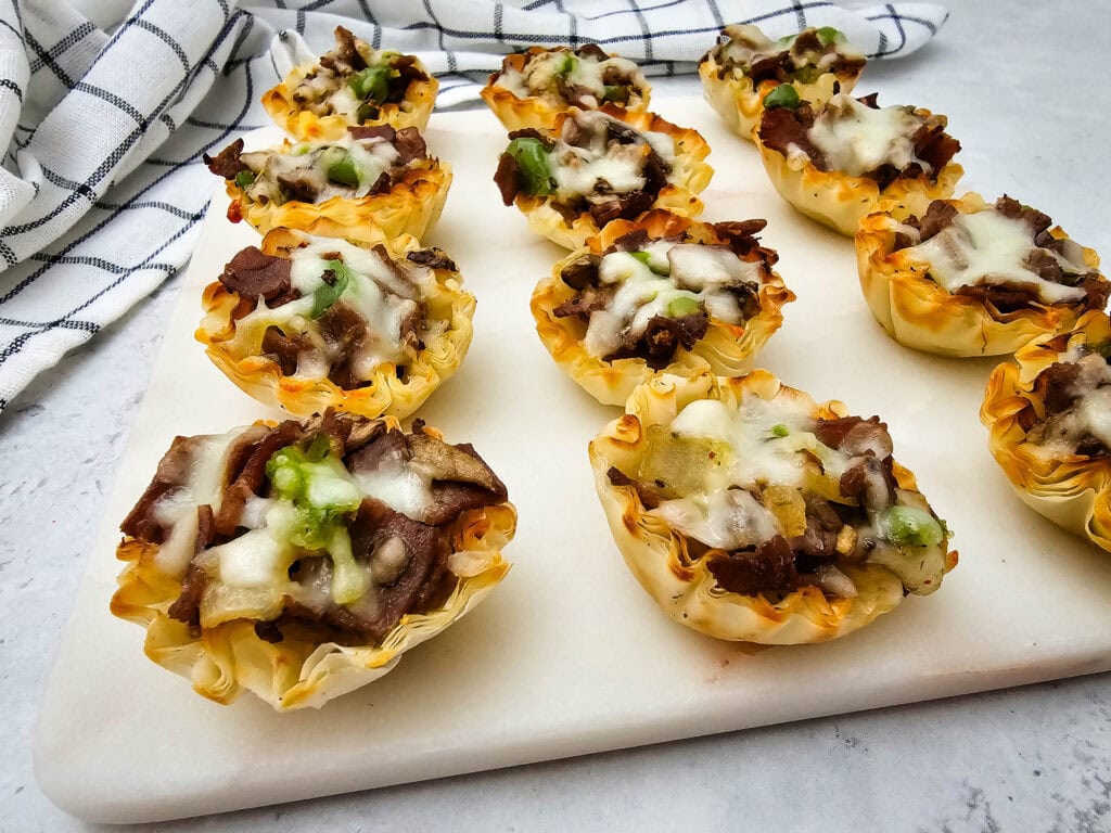 Philly-Cheesesteak-Phyllo-Bites