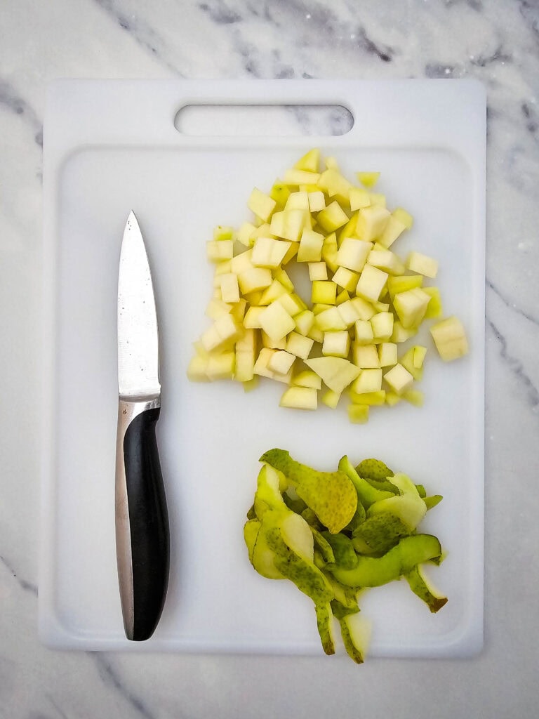 Blue Cheese and Pear Phyllo Bites Process Photo